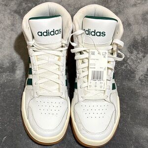 Adidas Entrap Mid White and Green Sneakers